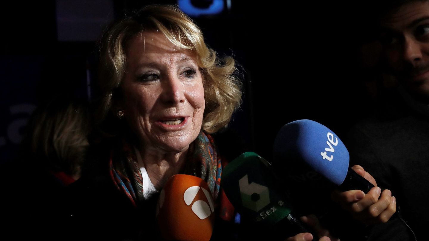 La expresidenta de la Comunidad de Madrid, Esperanza Aguirre. EFE