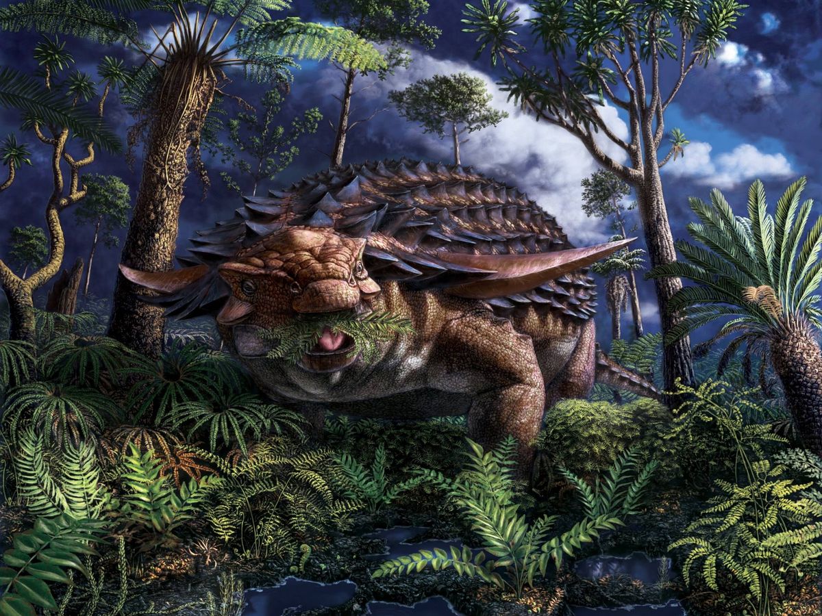 Esta fue la última comida de un dinosaurio herbívoro hace 110 millones de  años