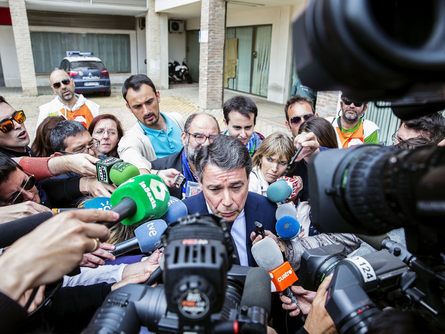 González, a su salida del juzgado de Estepona, en 2016. (EFE)