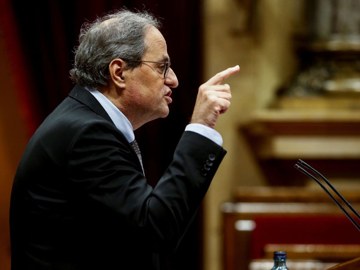 Foto: El expresidente de la Generalitat, Quim Torra. (EFE) 