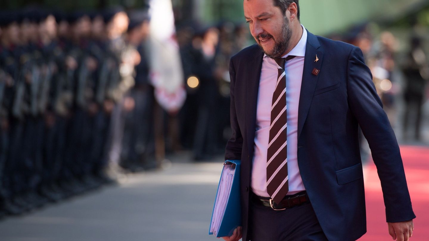 El ministro del Interior italiano, Matteo Salvini, el 12 de junio de 2018. (EFE)