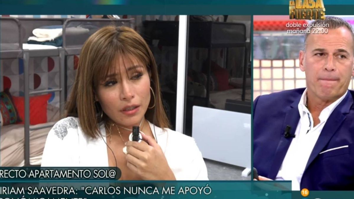 Miriam Saavedra interrumpe la entrevista de Lozano por las insinuaciones en el 'Deluxe'