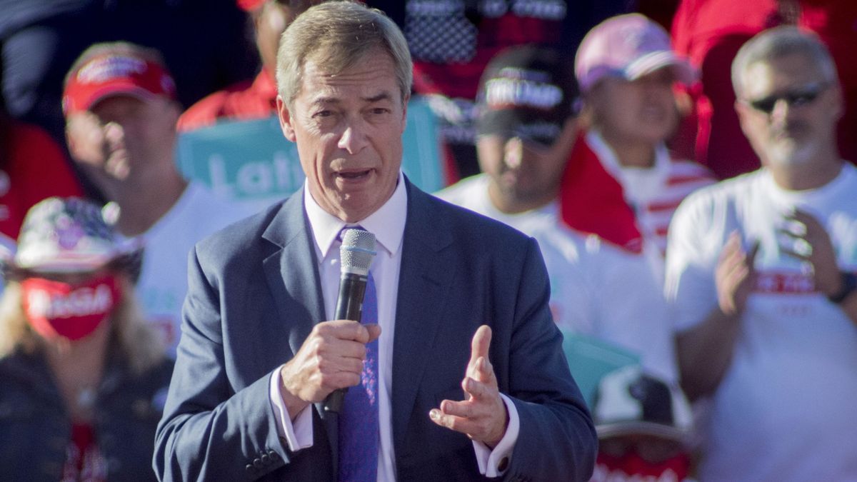Adiós 'Brexit Party', hola Partido anti-confinamiento: Farage contraataca en UK