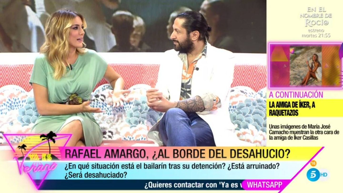 Rafael Amargo en 'Ya es verano'. (Mediaset España)