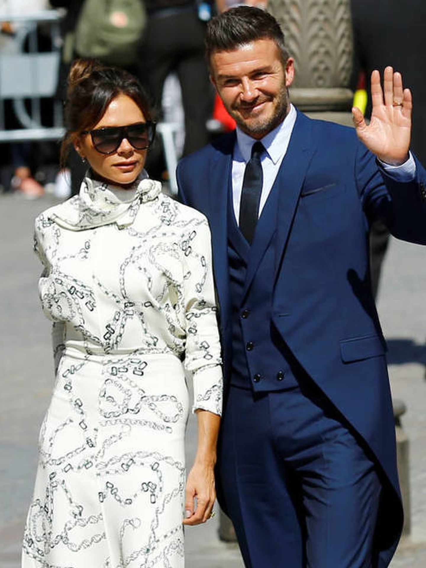 David y Victoria Beckham. (Reuters)