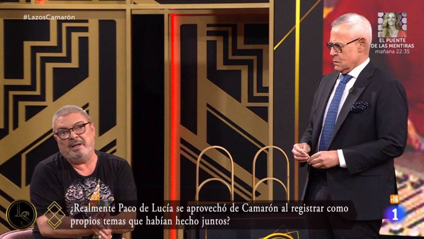 Antonio Canales y Jordi González en 'Lazos de sangre'. (RTVE)