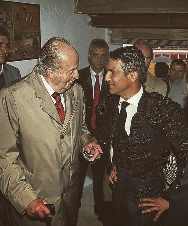 Foto: Jose Mari Manzanares junto a Don Juan Carlos (Instagram)