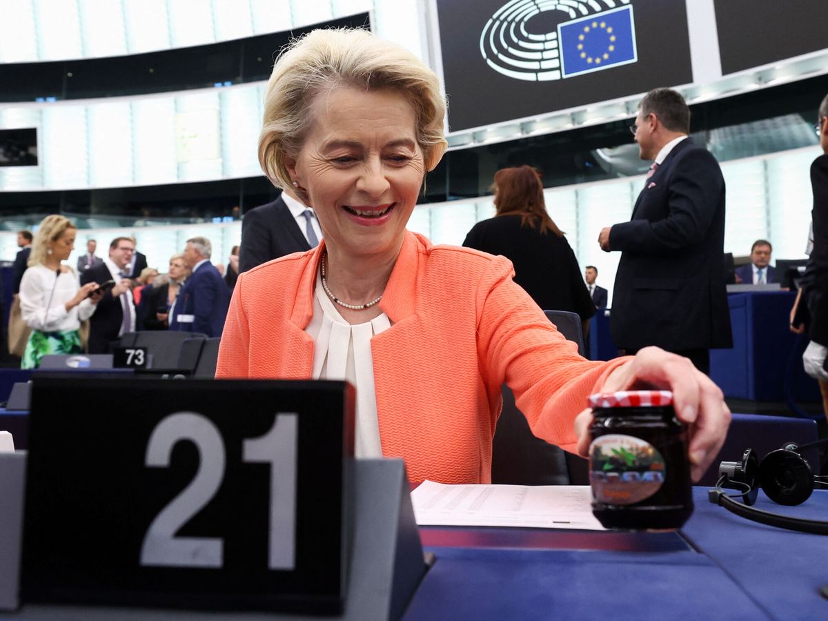 Foto: La presidenta de la Comisión, Ursula Von der Leyen. (Reuters/Yves Herman)