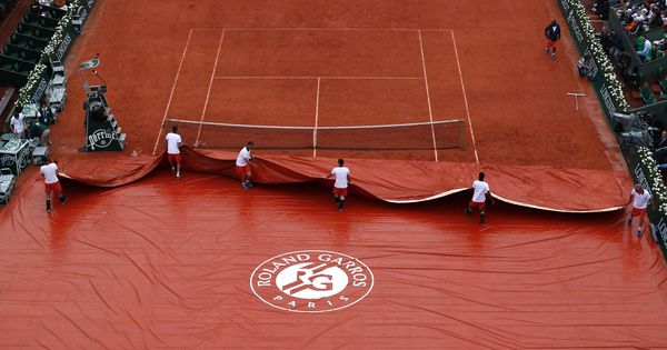 Foto: Roland Garros, bajo la lluvia (Reuters) 