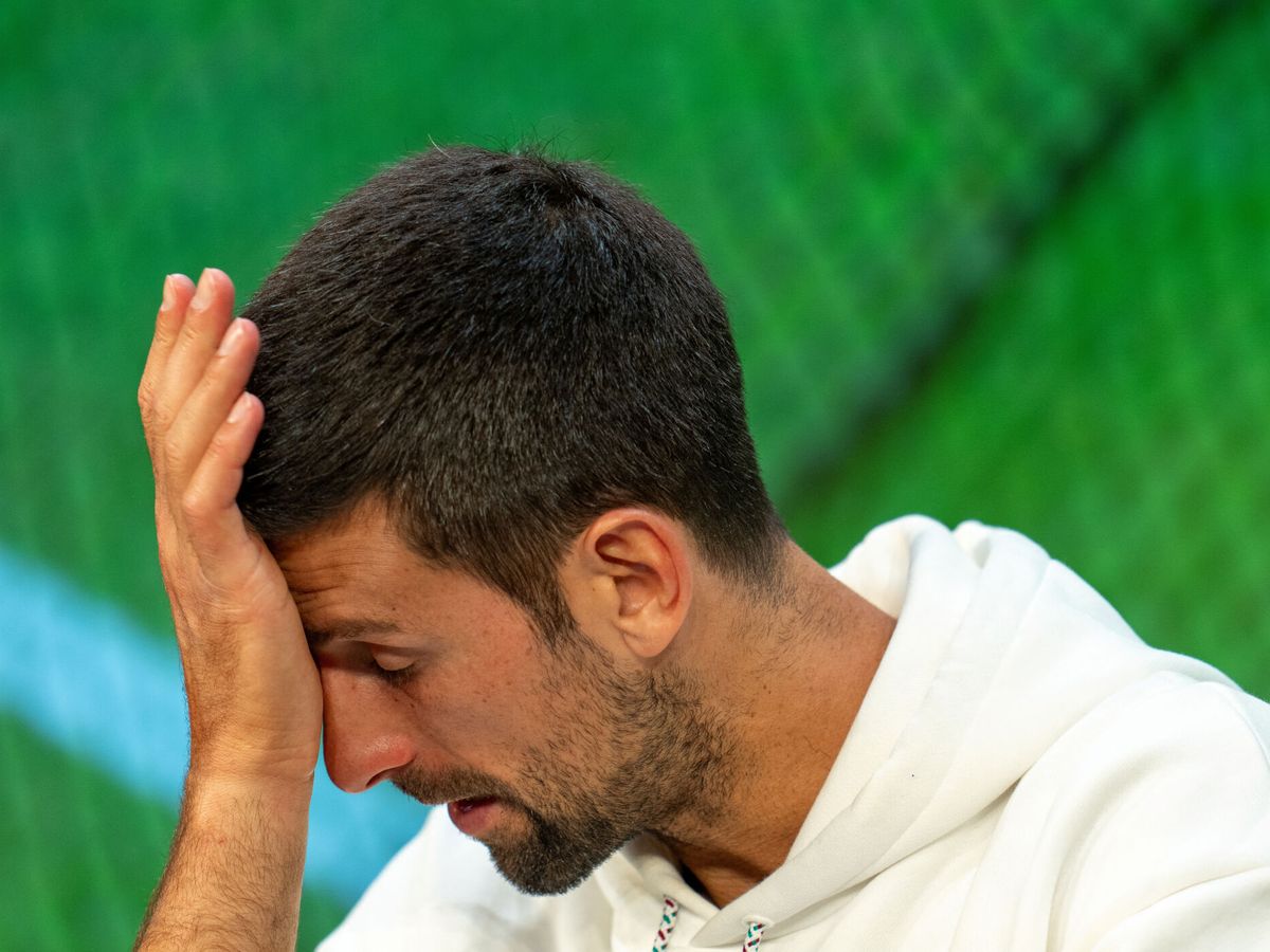 Foto: Novak Djokovic, durante la rueda de prensa. (REUTERS).