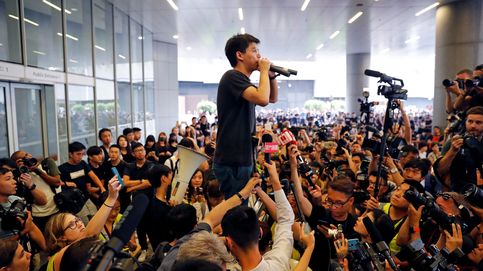 La vuelta del joven  Joshua Wong, la pesadilla de China en la 'revoltosa' Hong Kong