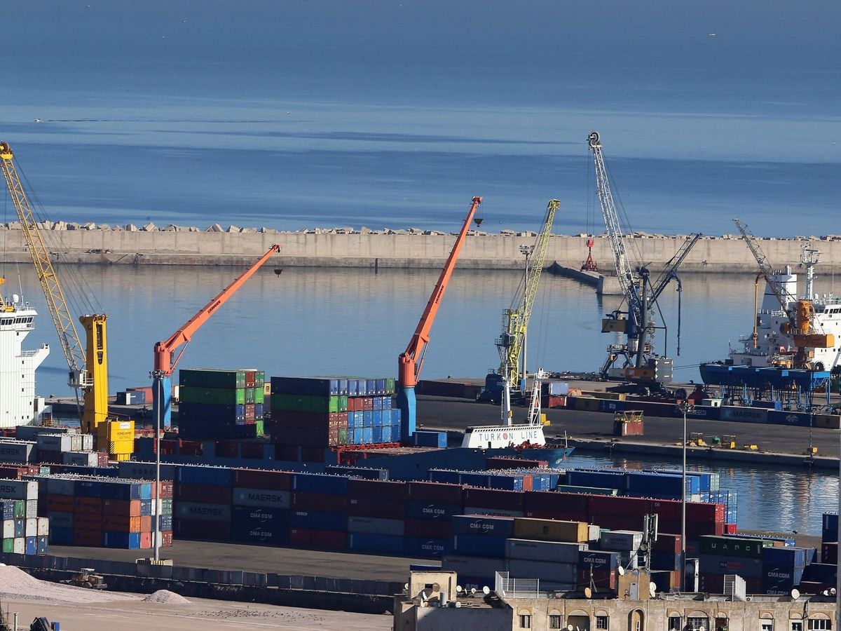 Foto: Puerto comercial de Argel. (EFE/EPA/Mohamed Messara)