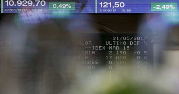 Foto: La Bolsa de Madrid, durante la sesión del miércoles. (EFE)