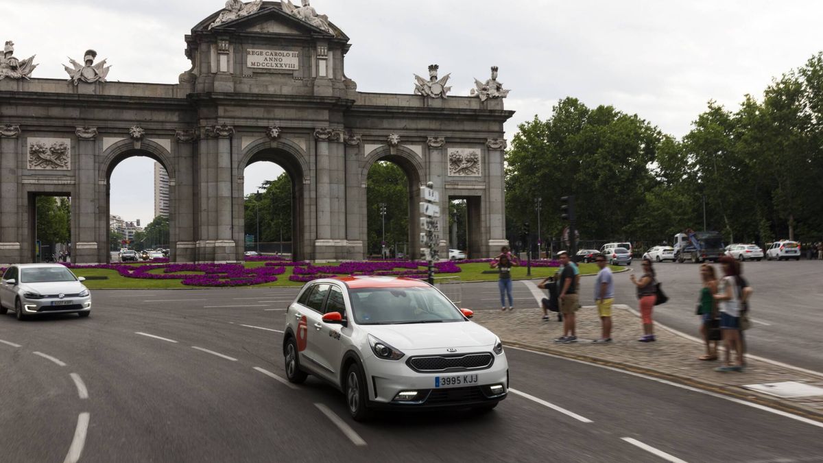 20 millones de kilómetros por Madrid en los Kia Niro enchufables de Wible