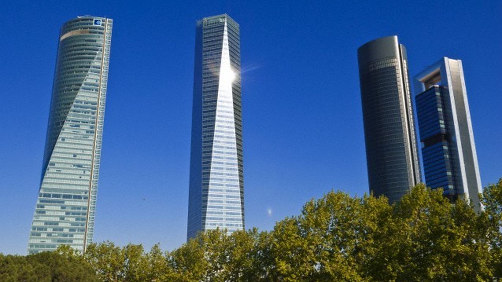 Foto: Las cuatro torres de Madrid. (Corbis)