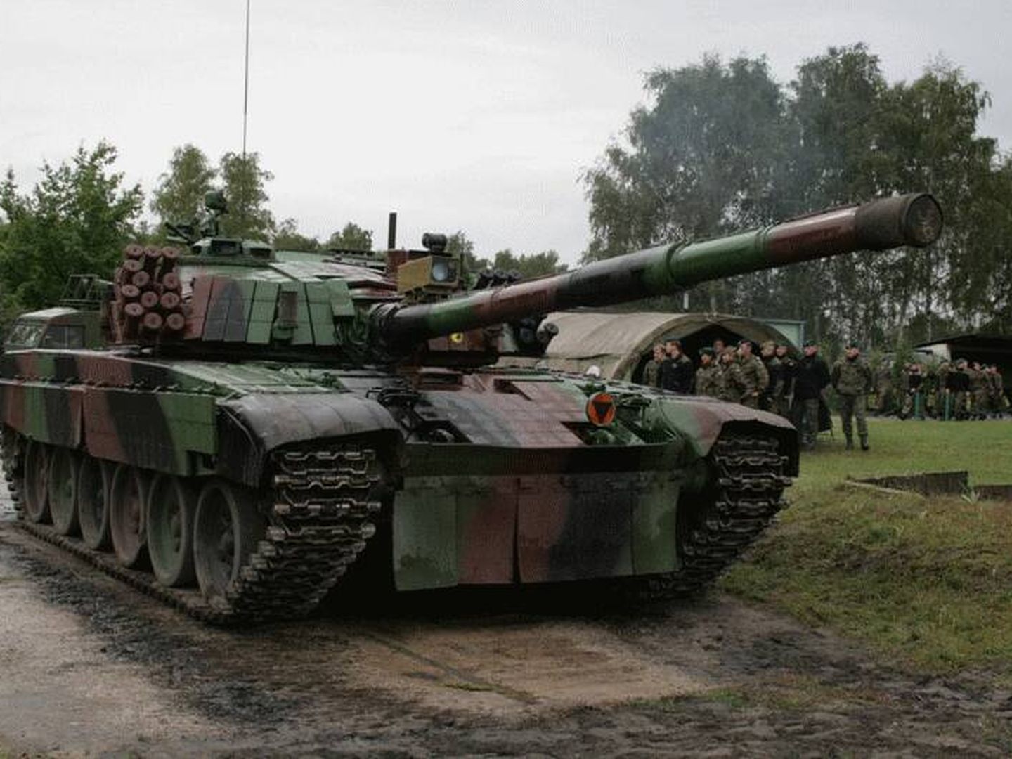Uno de los modelos de carro de combate de fabricación polaca que vendía Dadak. (Policía Nacional)