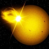 Foto: Las estrellas similares al Sol producen una supererupción aproximadamente una vez cada cien años.  (MPS / Alexey Chizhik)