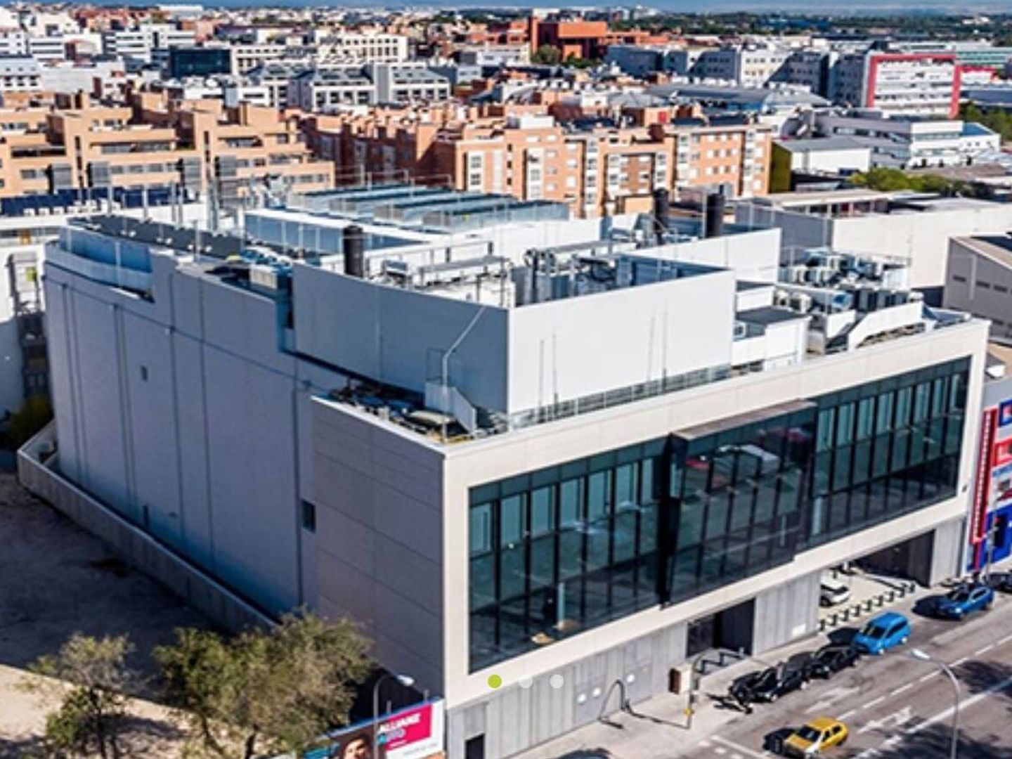 Uno de los 'data center' de Interxion en Madrid, con diseño interior de Quark. 