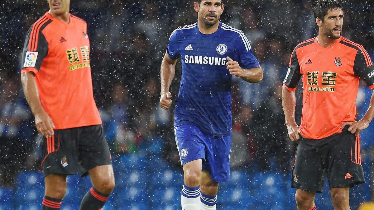 Diego Costa entra por la puerta grande en Stamford Bridge con dos goles a la Real