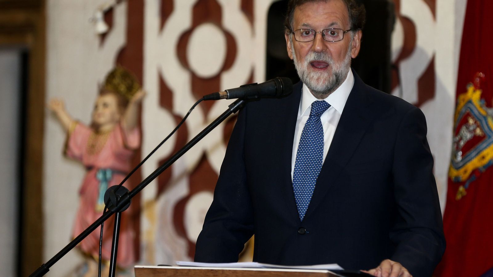 Foto: El expresidente del Gobierno español Mariano Rajoy en Quito (Efe)