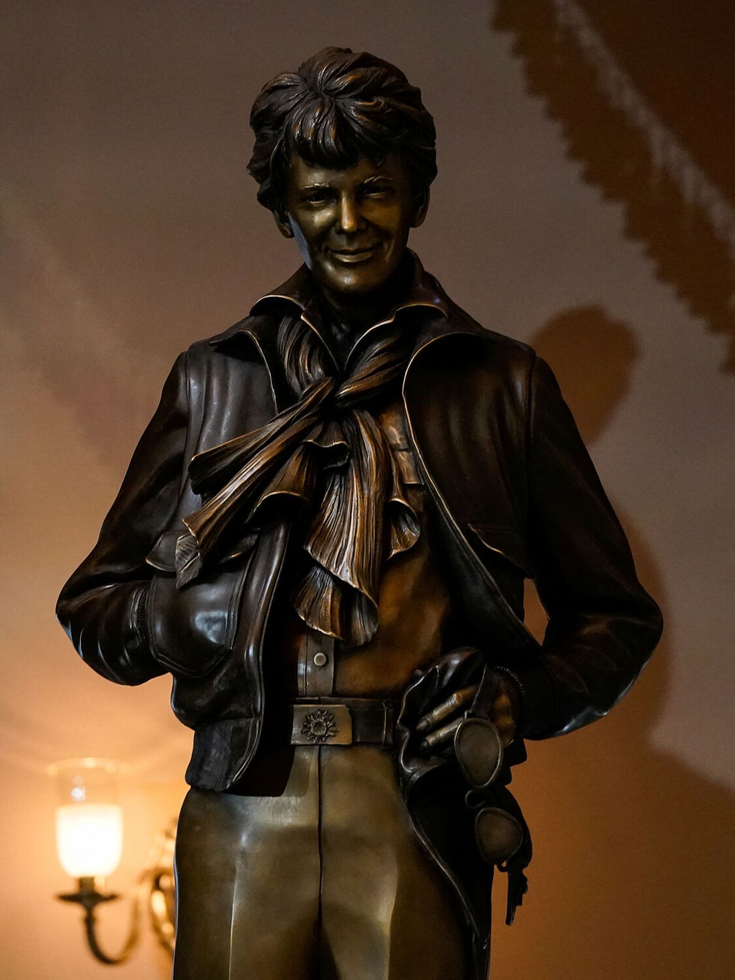 Estatua de Amelia Earhart en el Capitolio (Reuters)
