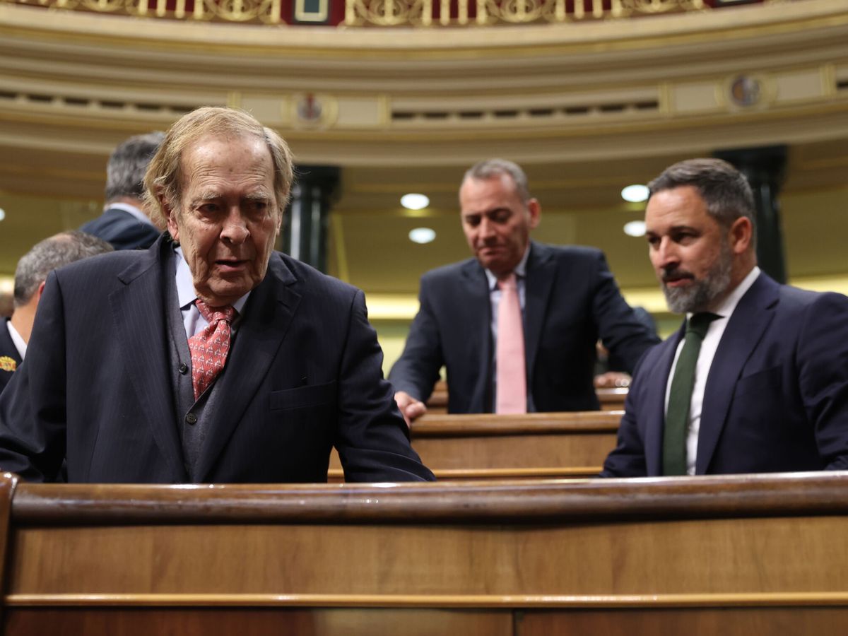Foto: Debate de la moción de censura de Vox contra el presidente del Gobierno, Pedro Sánchez (EFE/Kiko Huesca)