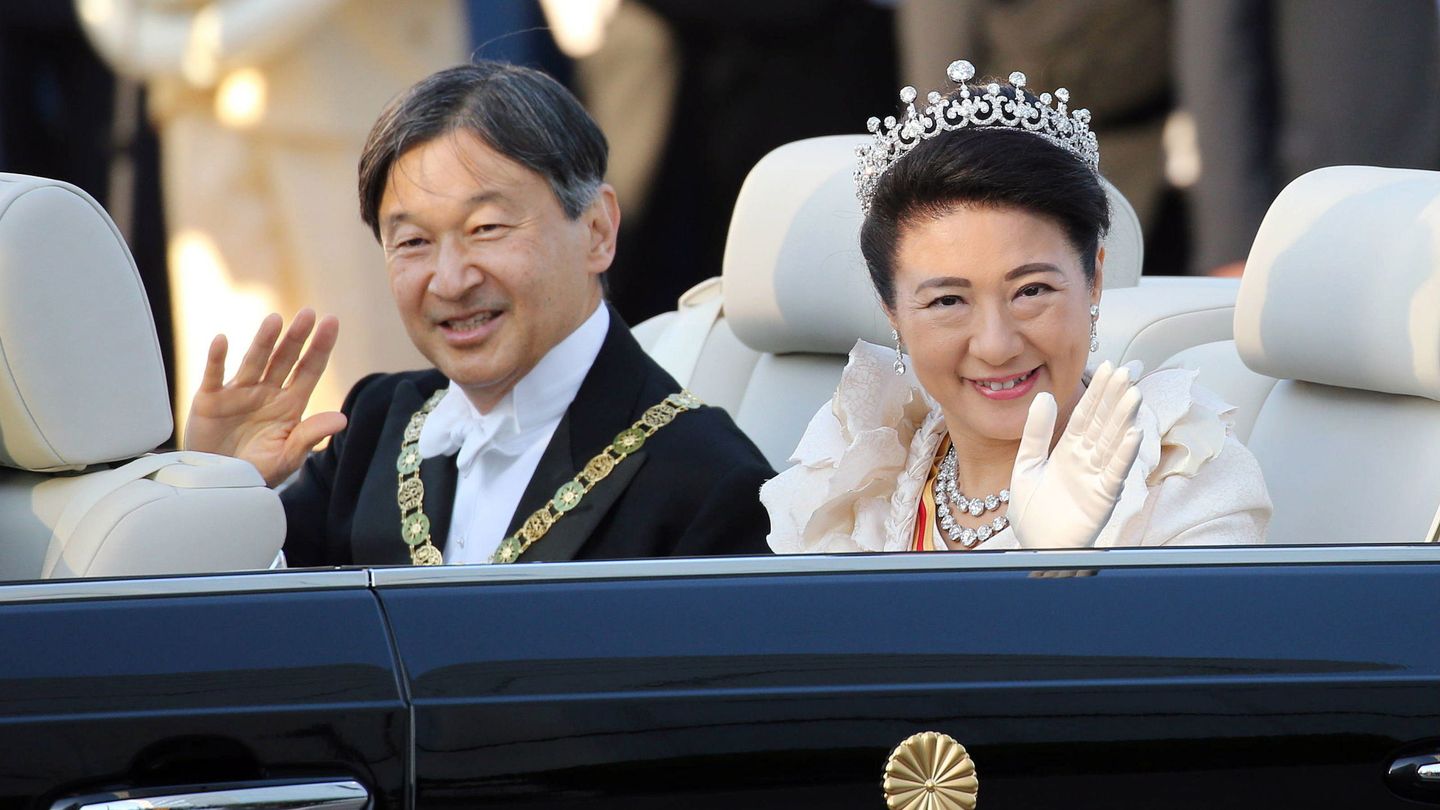 Masako y Naruhito, tras ascender al trono de Japón. (Reuters)