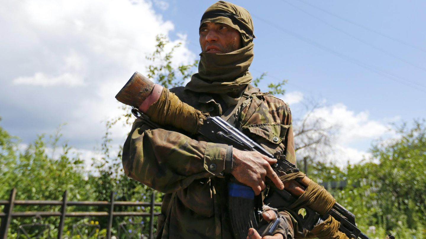 Un soldado prorruso, en Seversk. (Reuters/Shamil Zhumatov)