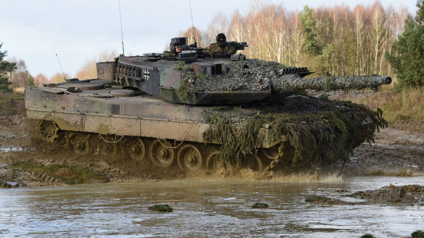 Leopard 2A6 alemán. (KMW)