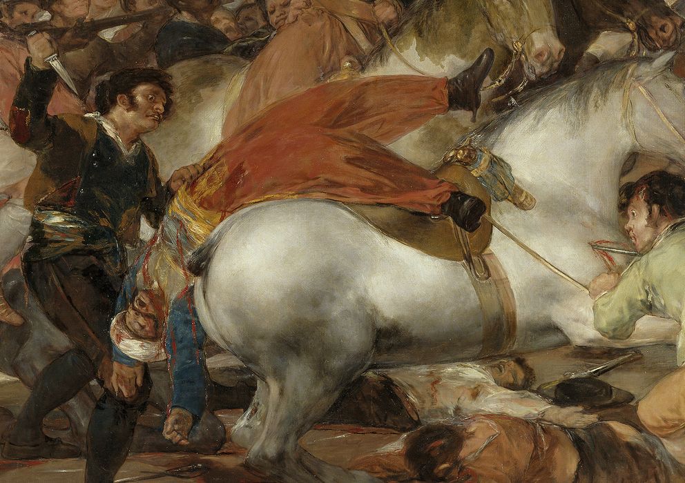 Foto: 'La lucha con los mamelucos', de Francisco de Goya, pintado en 1814. (Museo del Prado)
