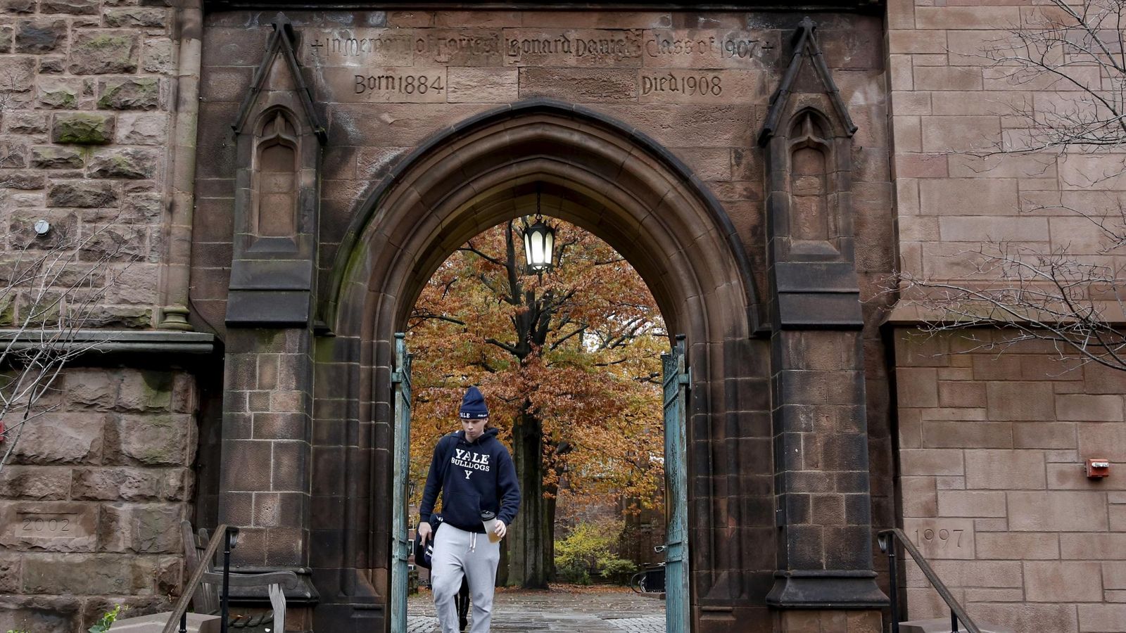 Foto: Estudiantes de la Universidad de Yale en New Haven, Connecticut. (Reuters)