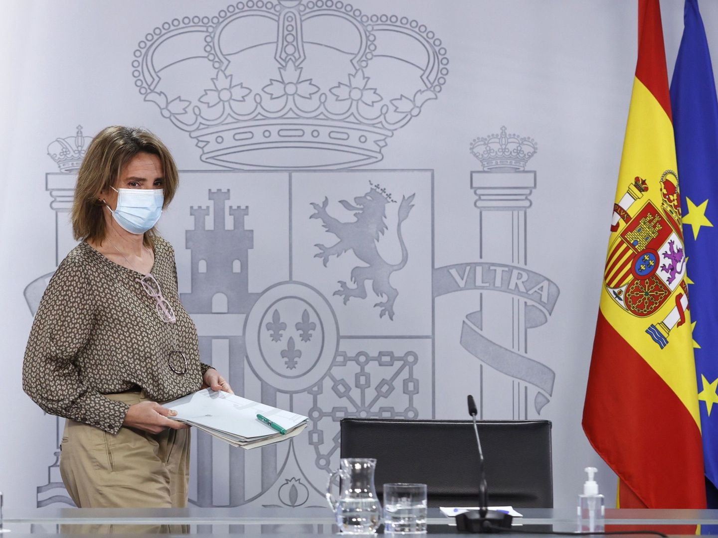 La vicepresidenta del Gobierno y ministra Teresa Ribera. (EFE)