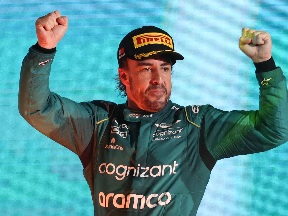 Foto: Fernando Alonso seguirá peleando por llevar su Aston Martin lo más lejos posible en el tercer GP de la temporada (EFE/Ali Haider)