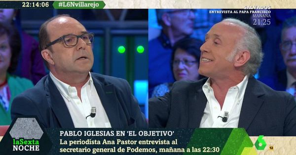 Foto: Momento de tensión entre Jesús Maraña y Eduardo Inda en 'laSexta Noche'. (Atresmedia)