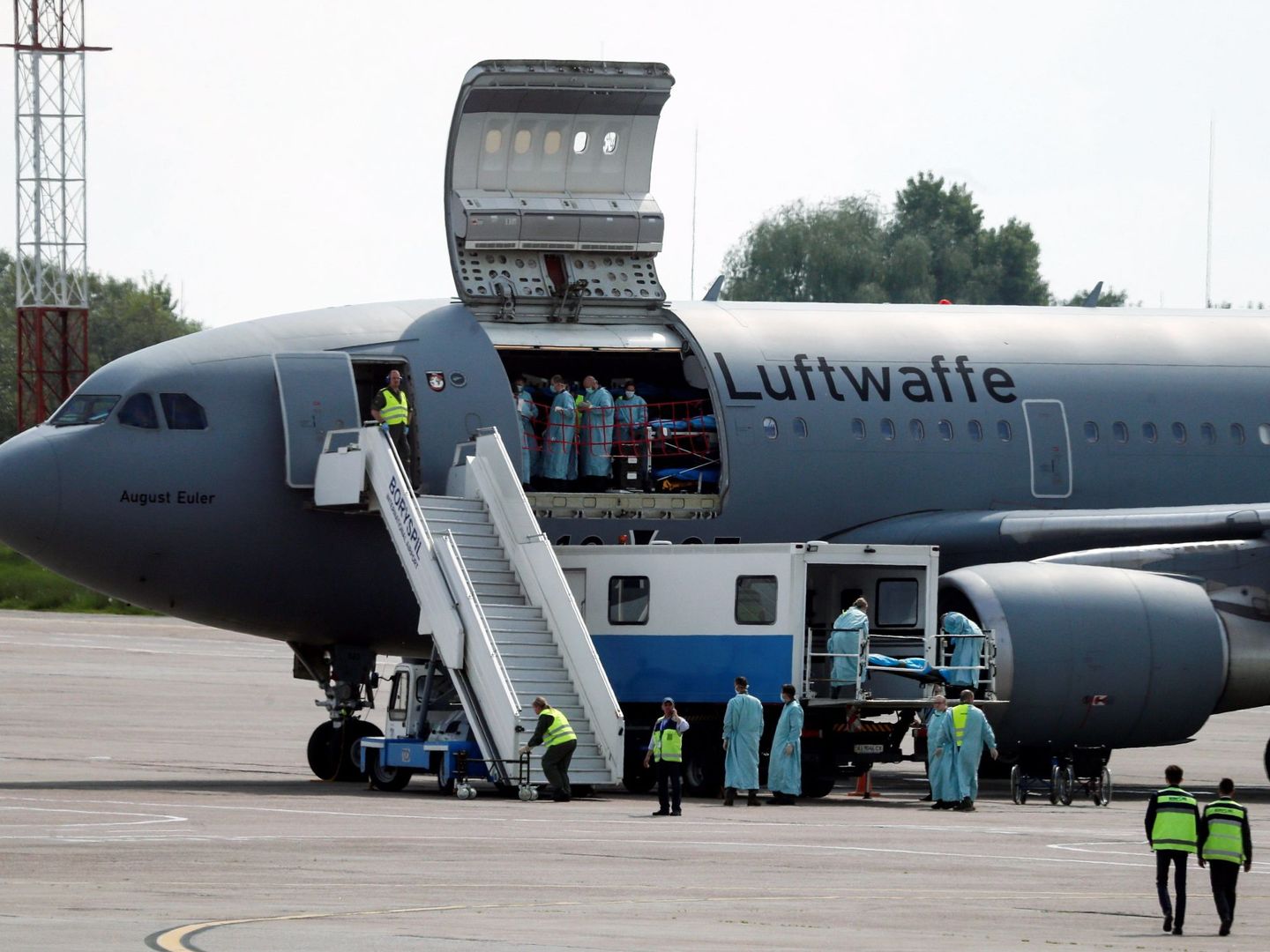 Imagen que muestra un Airbus modelo A310-304 MRTT de la aviación alemana. (EFE)