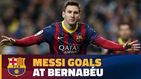 Los mejores goles de Leo Messi en el Santiago Bernabéu