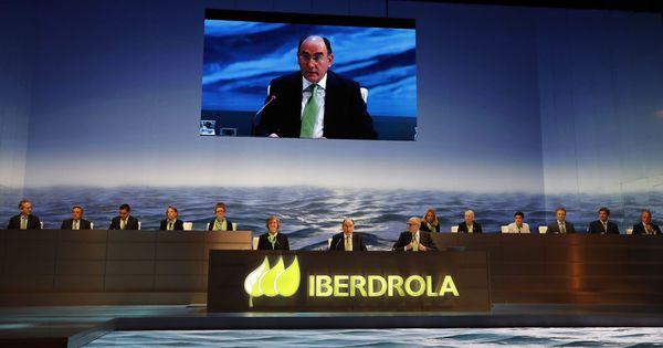 Foto: El presidente de Iberdrola, Ignacio Sánchez Galán, en la apertura de la junta de accionistas de la compañía eléctrica. (EFE)