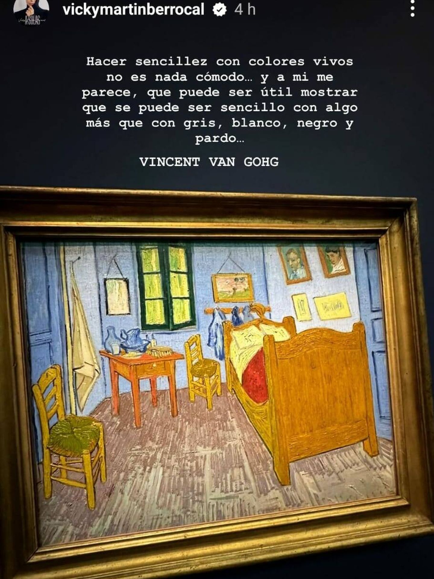 Ha visitado el Museo d'Orsay. (Instagram/@vickymartinberrocal)