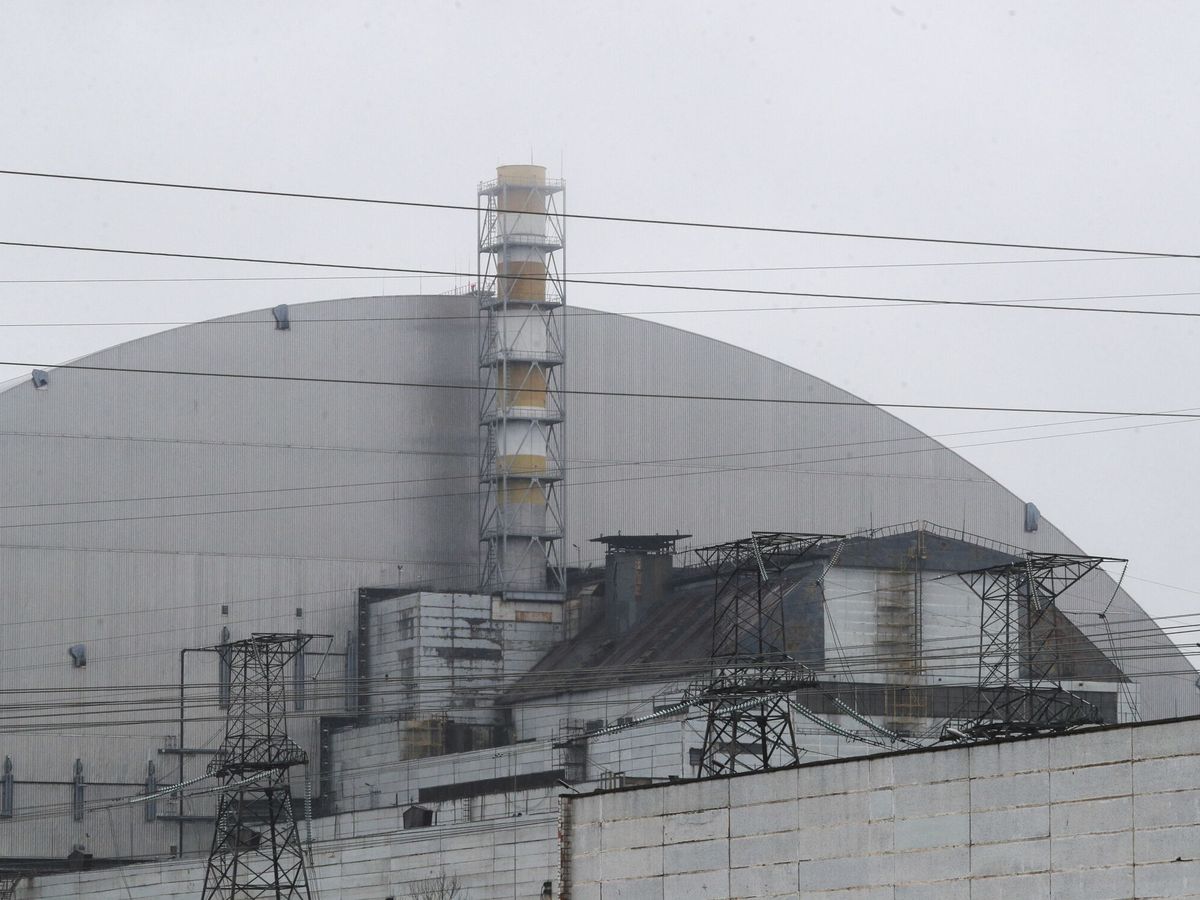 Foto: Antigua central nuclear de Chernóbil. (EFE/EPA/Sergey Dolzhenko)