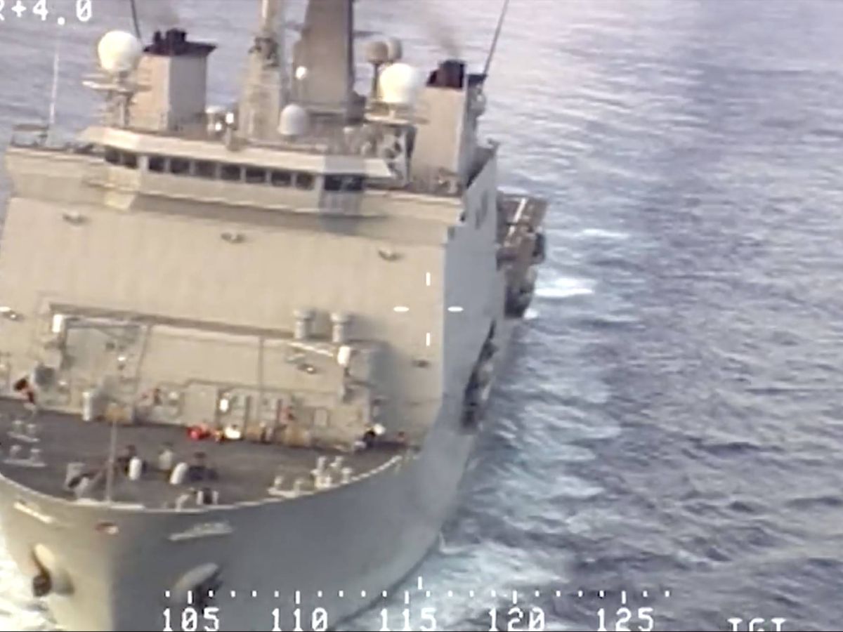 Foto: Fotograma de un vídeo del buque 'Galicia'.