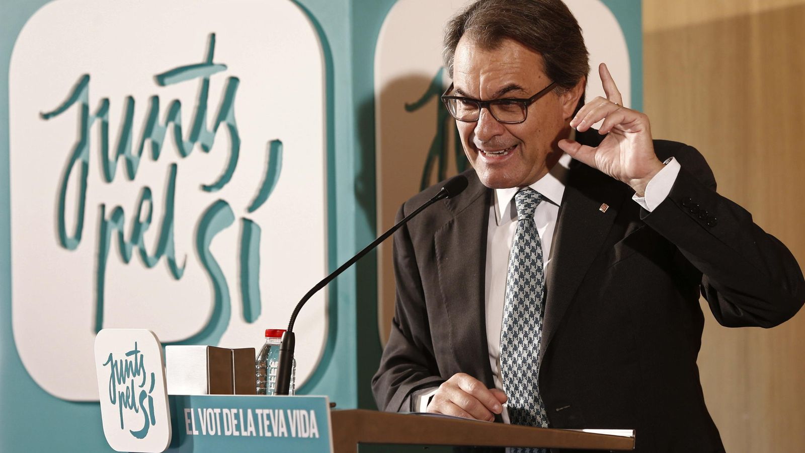 Foto: El presidente de la Generalitat y candidato de Junts pel Sí, Artur Mas. (EFE)