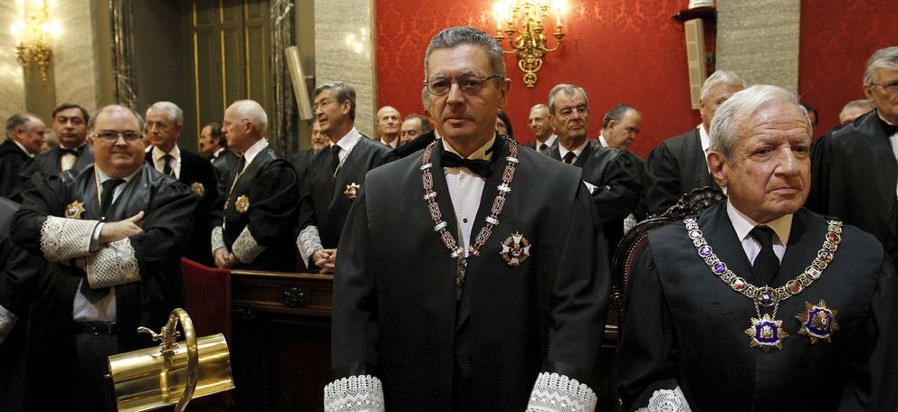 Alberto Ruiz-Gallardón en los actos del bicentenario del Supremo. (Efe)