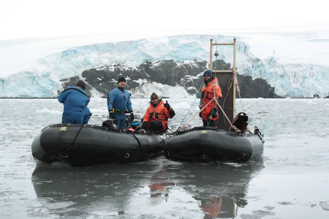En la Antártida, Juancho Movilla y sus compañeros se han enfrentado a los peligros que suponen las focas, los leones y los lobos marinos. (Eclipse)