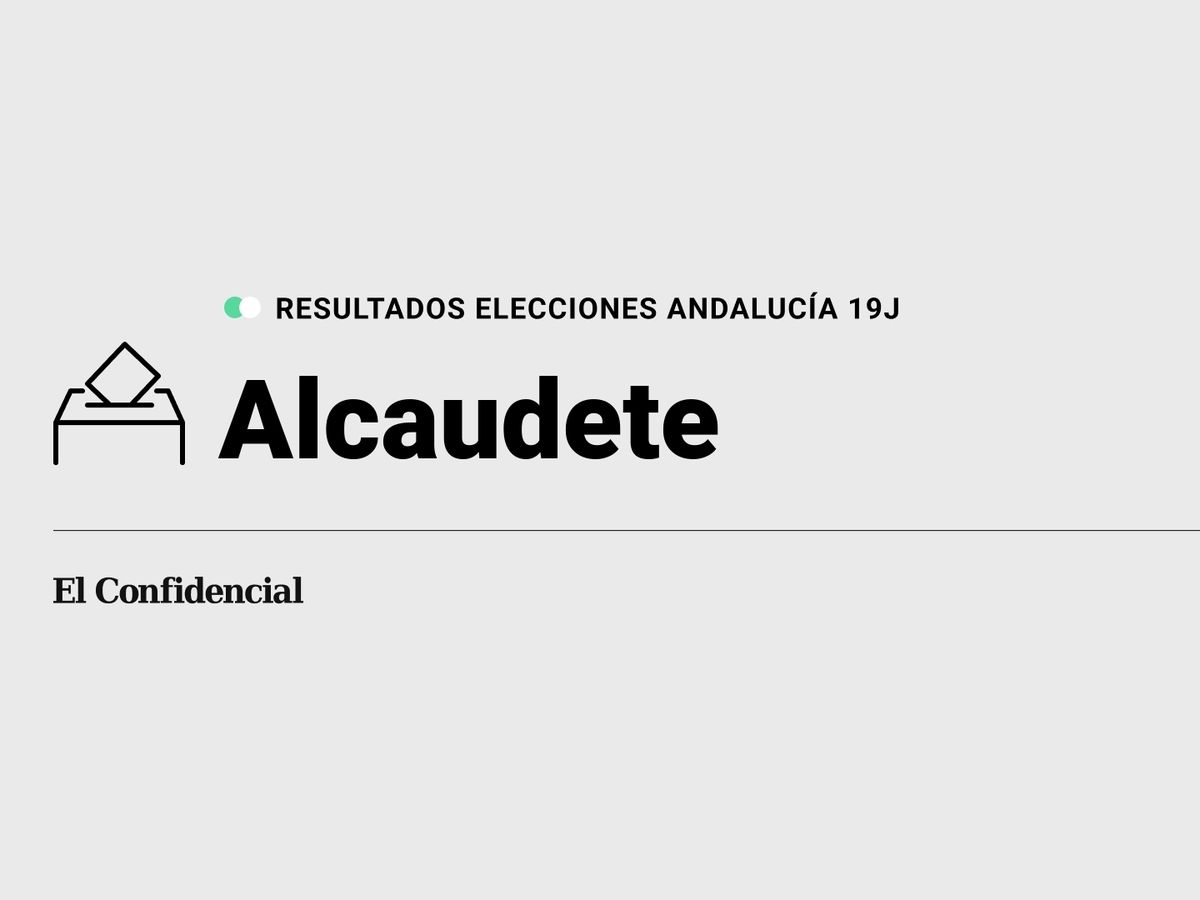 Foto: Resultados en Alcaudete, Jaén, de las elecciones de Andalucía 2022 este 19-J (C.C./Diseño EC)