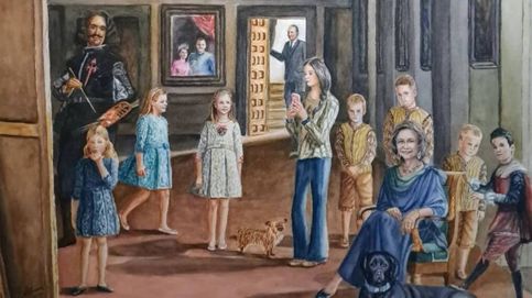 'Las meninas del siglo XXI': hablamos con el pintor que ha recreado la obra con la familia real actual 