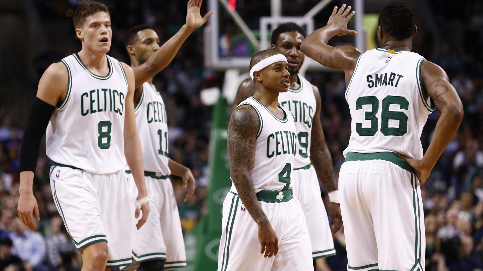 Foto: Los Boston Celtics son la franquicia con más anillos, pero están lejos de su mejor momento (Reuters)