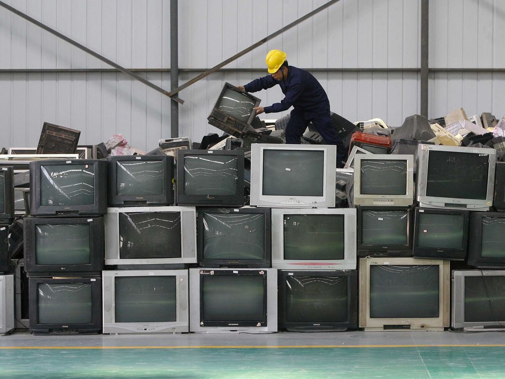 Foto: Empresa de reciclaje de electrodomésticos en China. (Reuters)