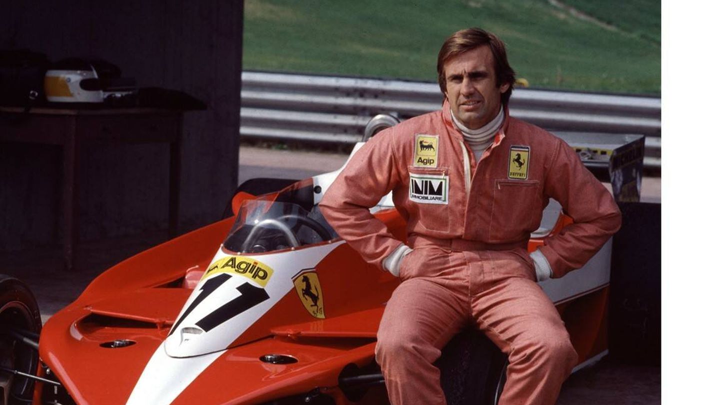 El piloto, con su Ferrari. (Imagen de archivo personal)