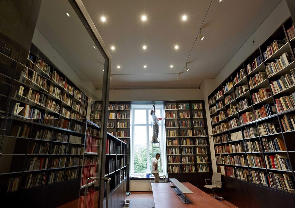 Foto: Reapertura de la biblioteca mauritshuis en La Haya (EFE)