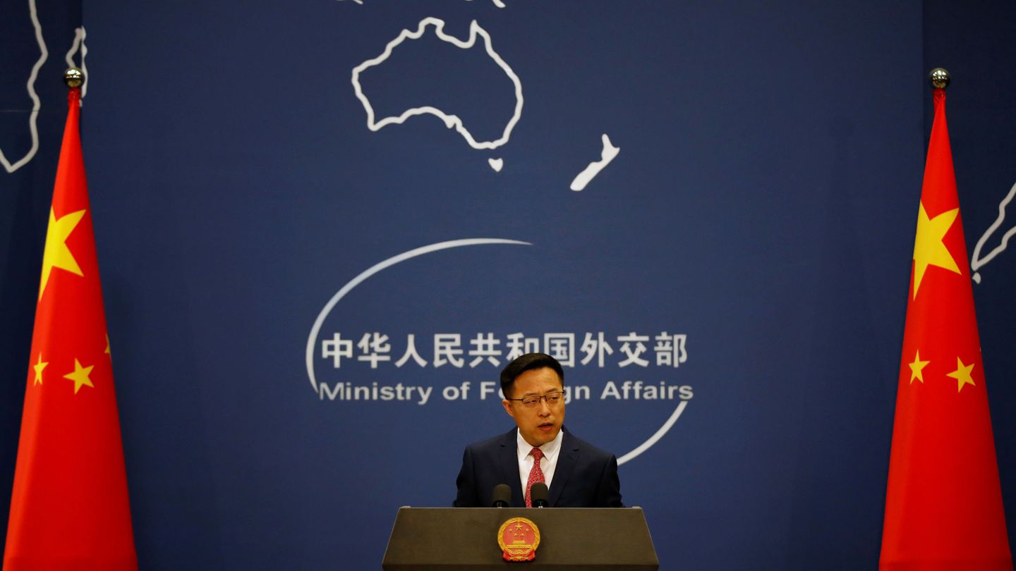 Zhao Lijian, portavoz del Ministerio de Exteriores chino. (Reuters)